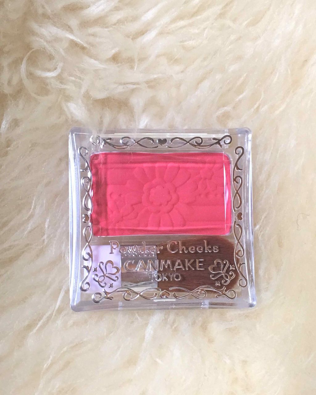 【旧品】パウダーチークス PW37 ローズレッド/キャンメイク/パウダーチークを使ったクチコミ（1枚目）