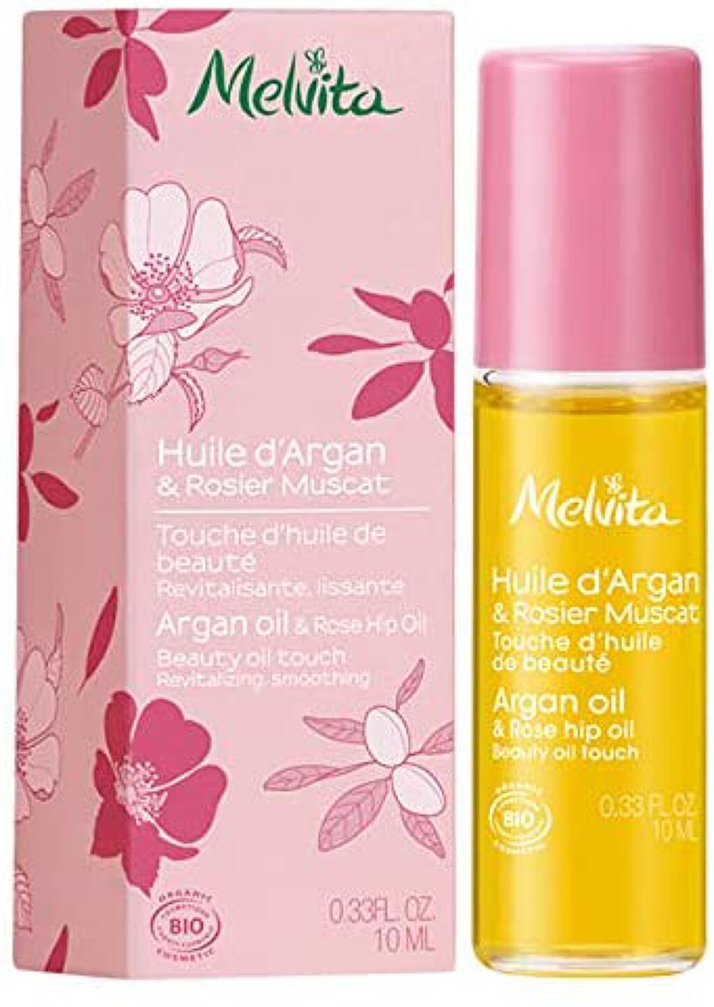 Melvita ビオオイル ローズ＆アルガン タッチオイル