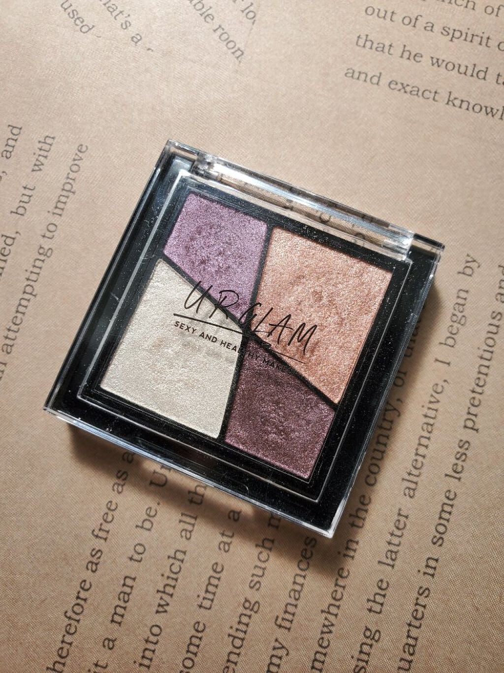 UR GLAM VELVET EYE COLOR PALETTE/U R GLAM/アイシャドウパレットを使ったクチコミ(2枚目)