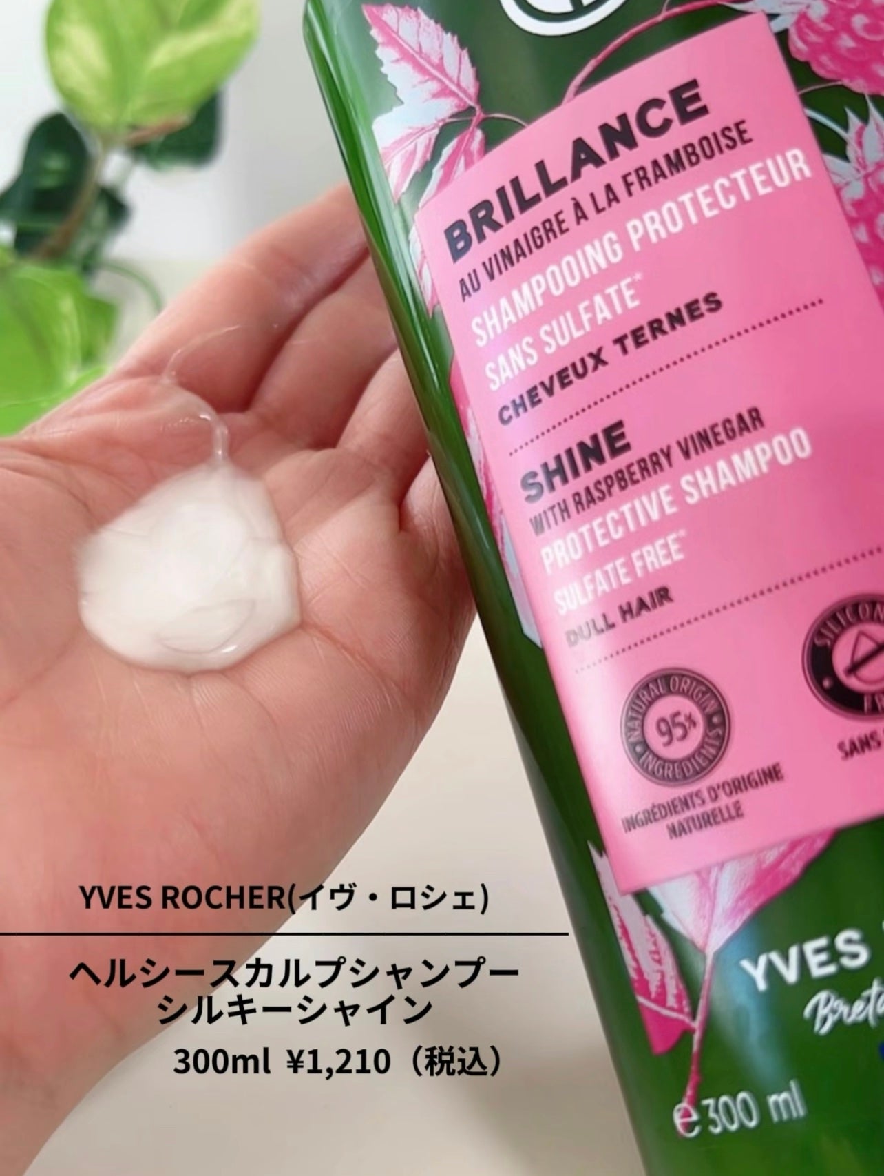 ヘルシースカルプ シャンプー/コンディショナー 〈シルキーシャイン〉/イヴ・ロシェ/市販シャンプーを使ったクチコミ(2枚目)