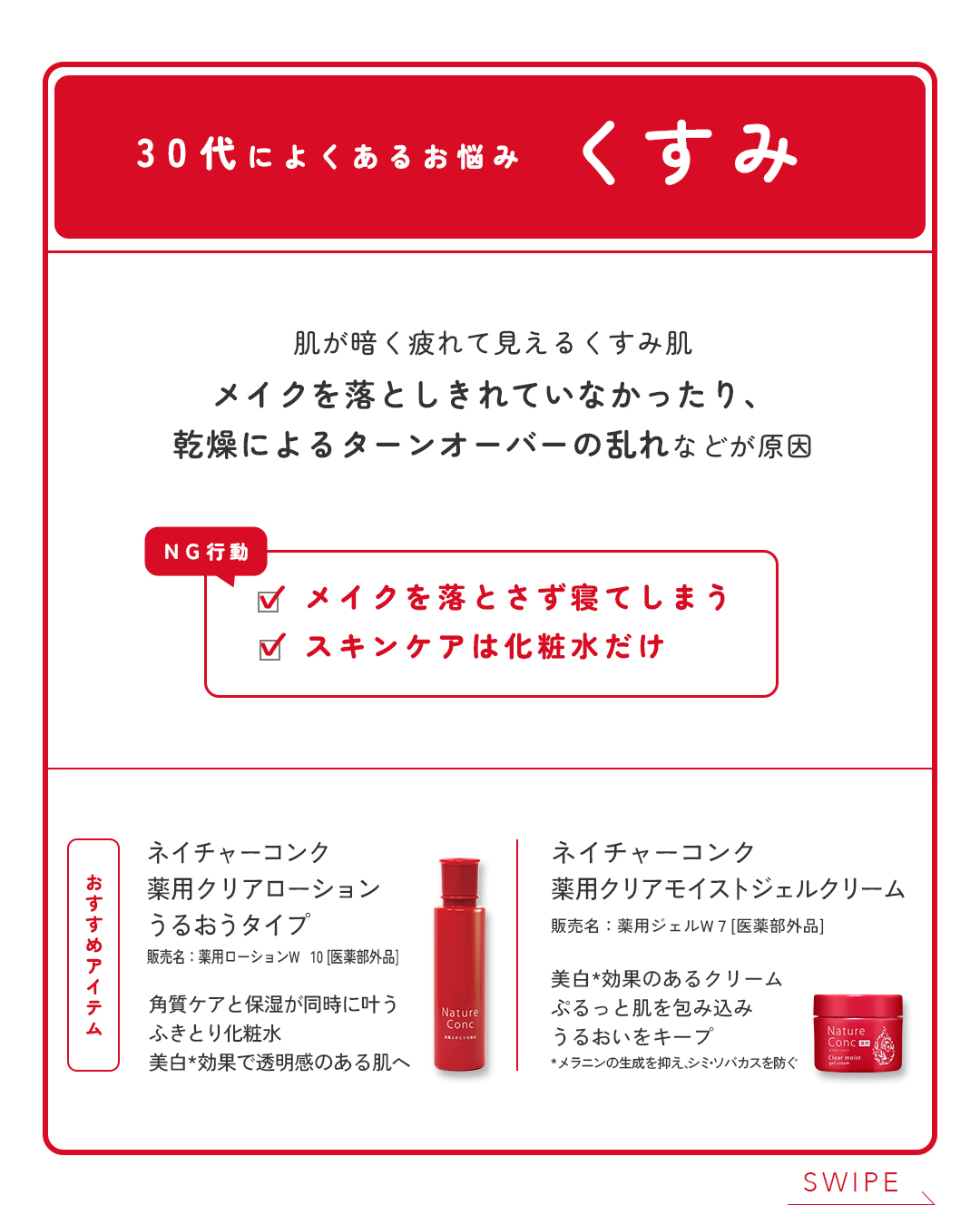 ネイチャーコンク 薬用リンクルケアジェルクリーム/ネイチャーコンク/オールインワン化粧品を使ったクチコミ（3枚目）
