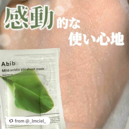 弱酸性pHシートマスク ドクダミフィット/Abib /シートマスク・パックを使ったクチコミ(1枚目)