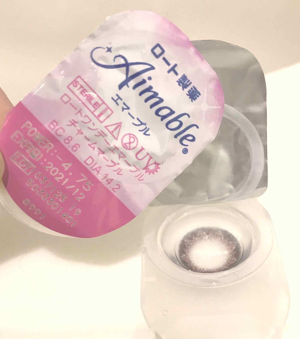 ロート ワンデー エマーブル チャームマーブル/エマーブル/ワンデー（１DAY）カラコンを使ったクチコミ（1枚目）