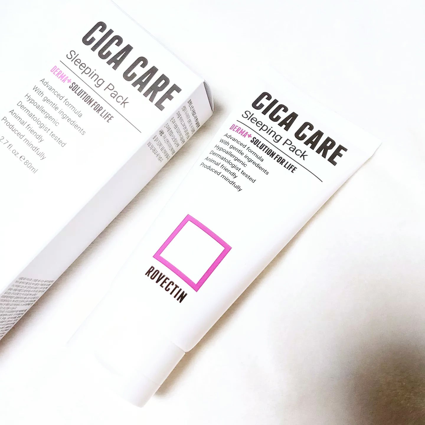 ロベクチン Cica Care Sleeping Packのクチコミ「ROVECTIN
シカケア スリーピングパック

──────────────

みずみずしい.....」（1枚目）