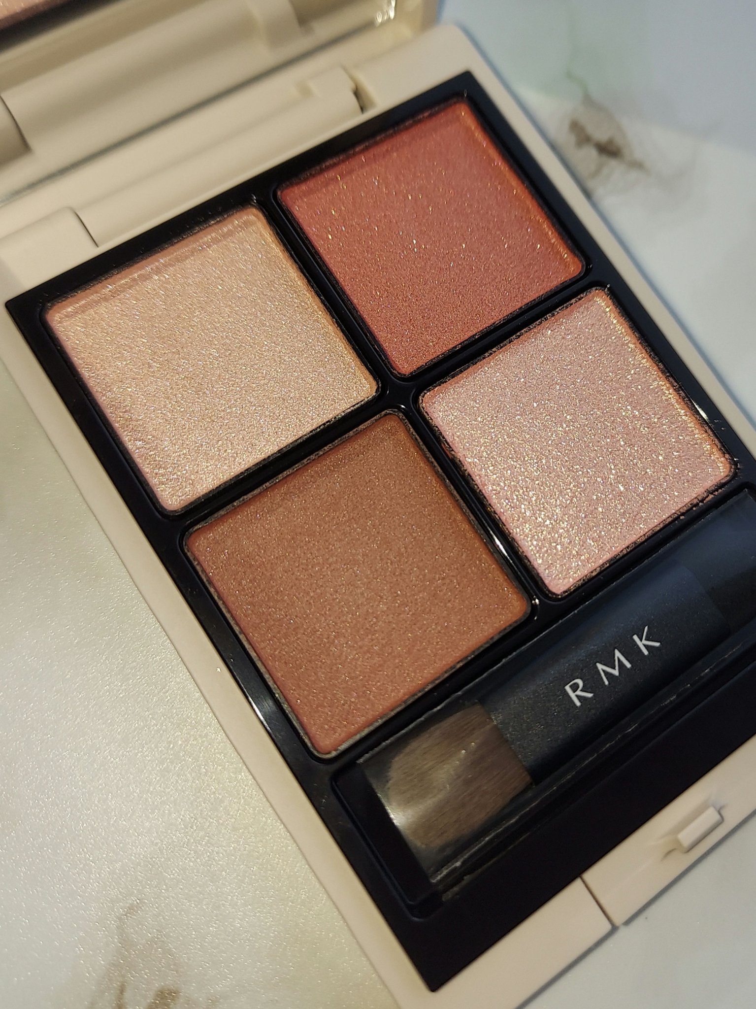 RMK シンクロマティック アイシャドウパレット/RMK/アイシャドウパレットを使ったクチコミ（2枚目）