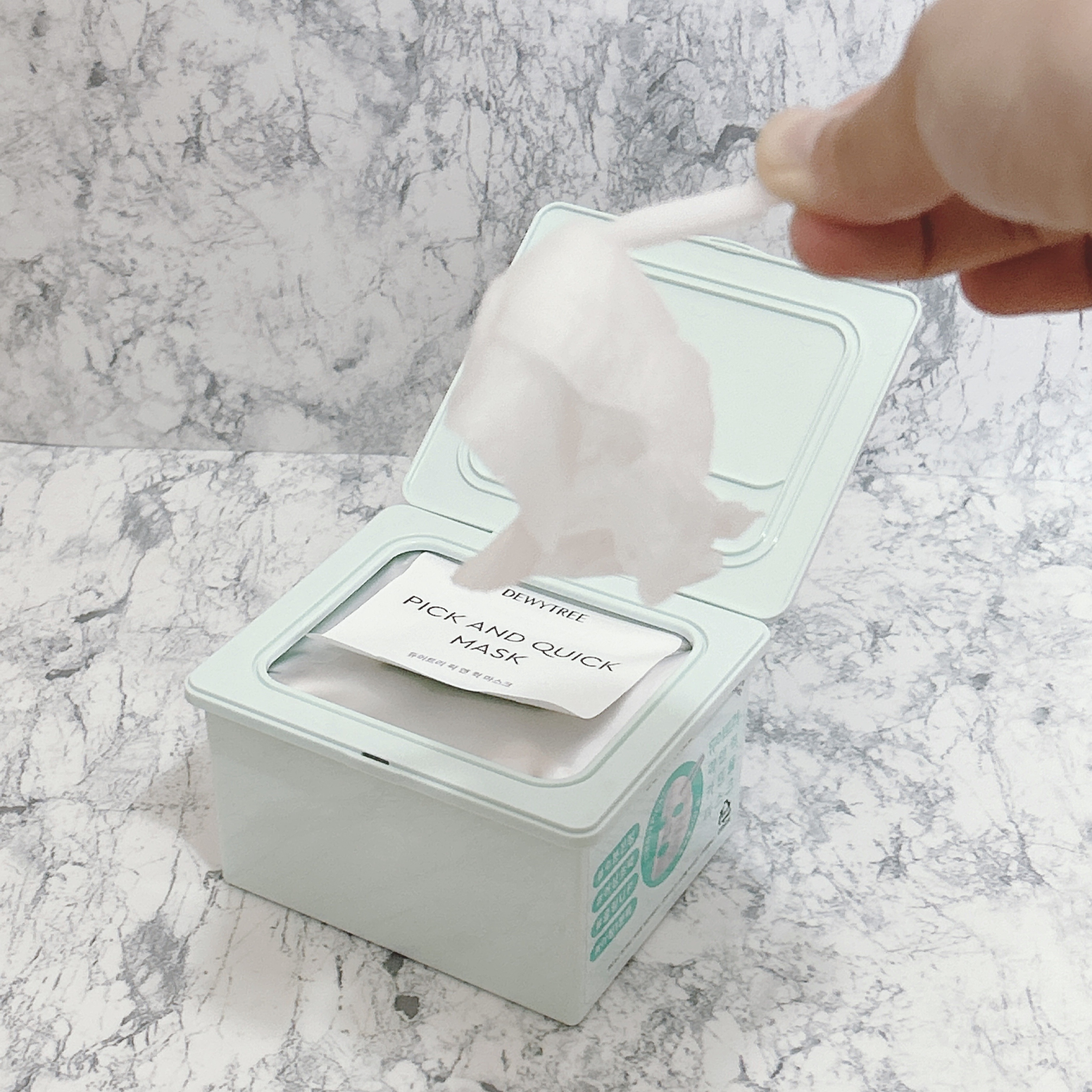 ピック&クイックマスク　カーミングフルマスク/DEWYTREE/シートマスク・パックを使ったクチコミ（2枚目）