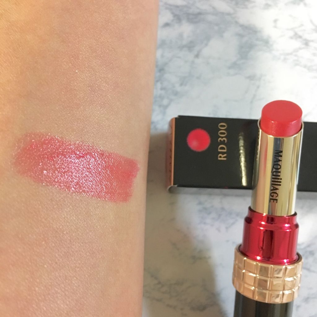 ドラマティックルージュN/マキアージュ/口紅を使ったクチコミ（3枚目）