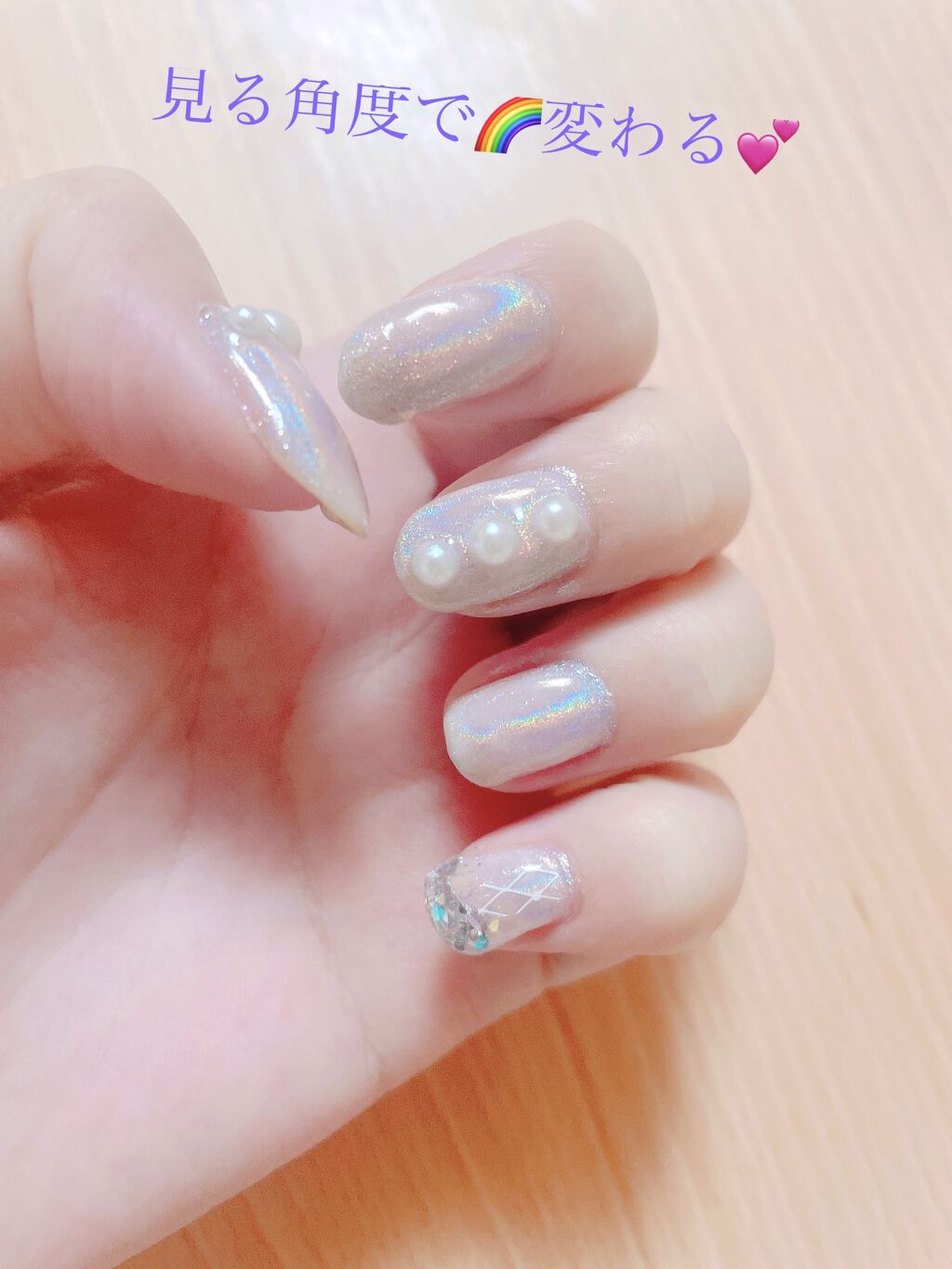 しずくネイルシール/キャンドゥ/ネイルシールを使ったクチコミ（2枚目）