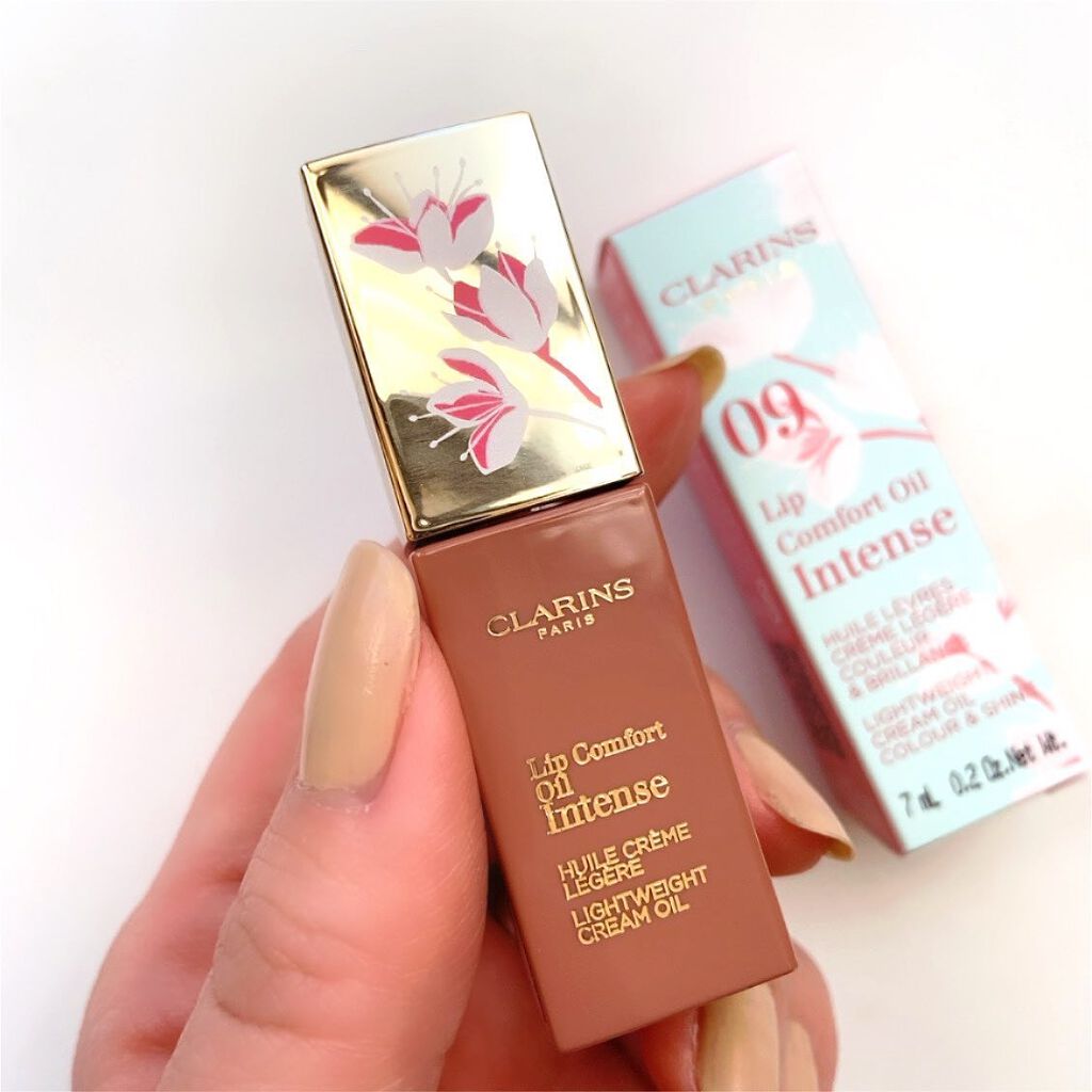 コンフォート リップオイル インテンス/CLARINS/リップグロスを使ったクチコミ(3枚目)