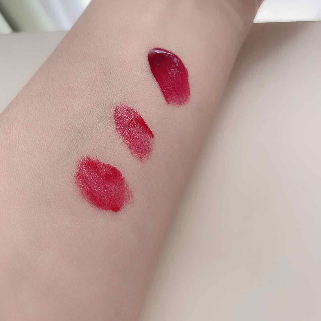 ジューシーラスティングティント/rom&nd/リップティントを使ったクチコミ（2枚目）