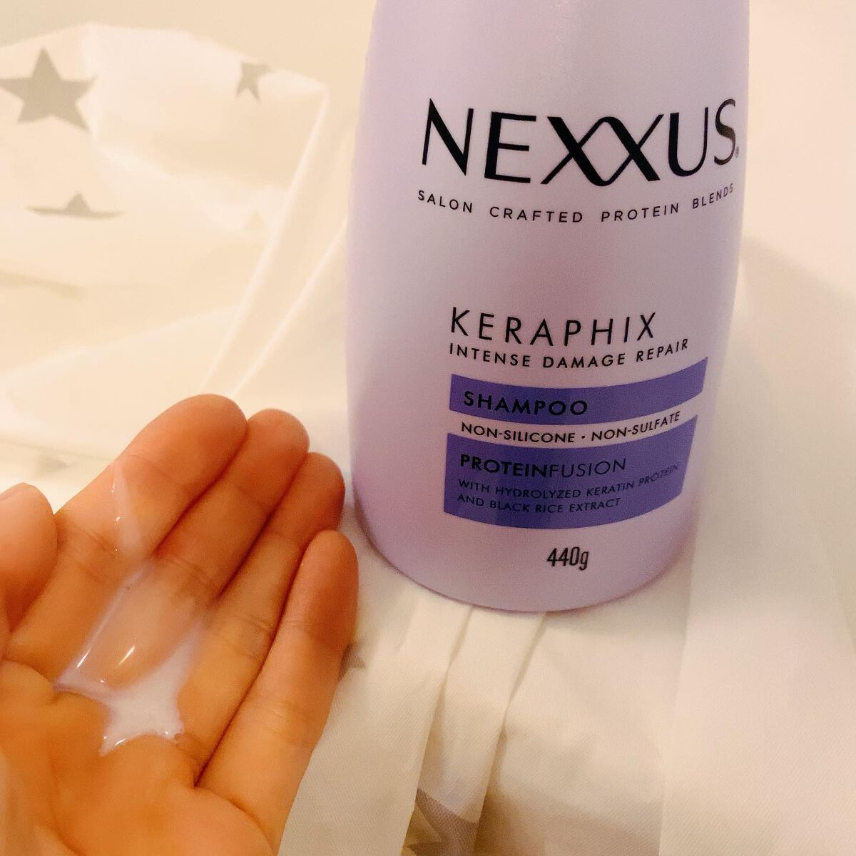 ネクサス インテンスダメージリペア 洗い流さないトリートメントオイル/NEXXUS(ネクサス)/ヘアオイルを使ったクチコミ(4枚目)