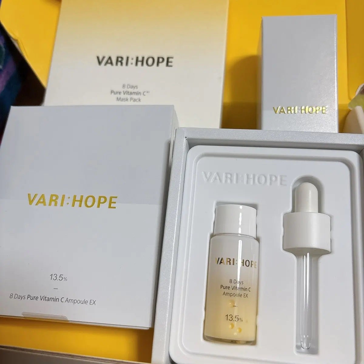 8デイズピュアビタミンCアンプル/VARI:HOPE/美容液を使ったクチコミ(3枚目)