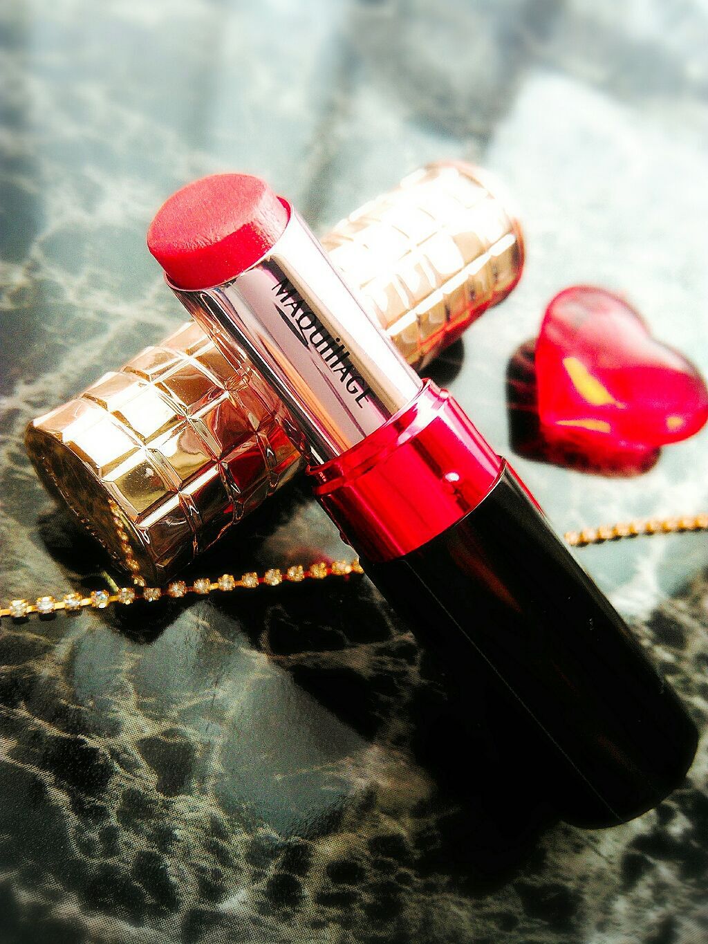 マキアージュ ドラマティックルージュのクチコミ「✨ドラマティックルージュ　RD351　￥3,240（税込）✨


2014年の11/21に発売.....」（1枚目）