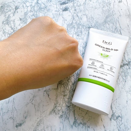 グリーンマイルドアップサンプラス/Dr.G/日焼け止めクリームを使ったクチコミ(5枚目)