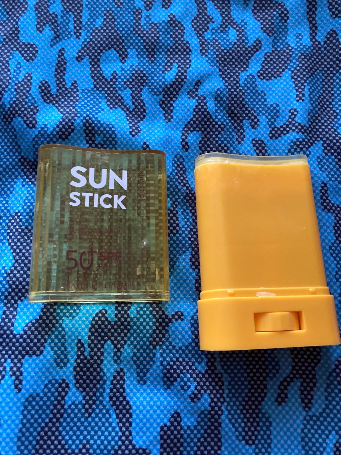 パウダリーUVアロエスティック SPF50+/PA++++/ネイチャーリパブリック/日焼け止めスティックを使ったクチコミ(2枚目)