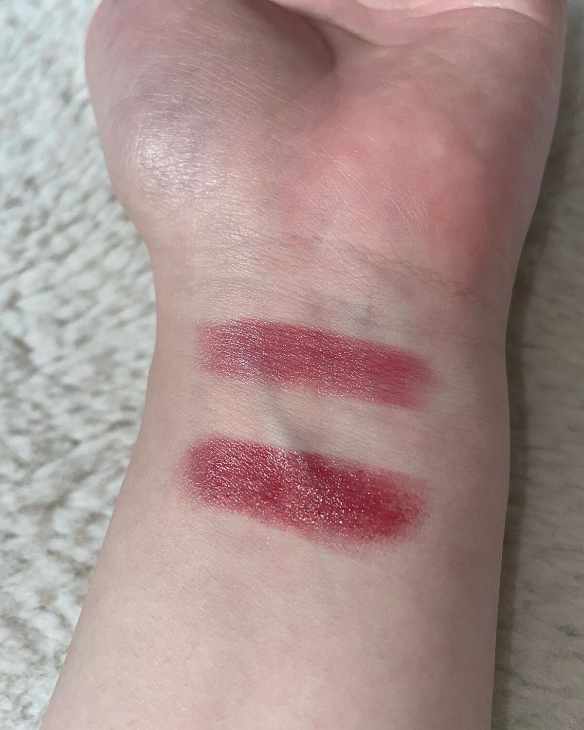 グッチ ルージュ ア レーヴル ヴォワル/GUCCI beauty/口紅を使ったクチコミ(6枚目)