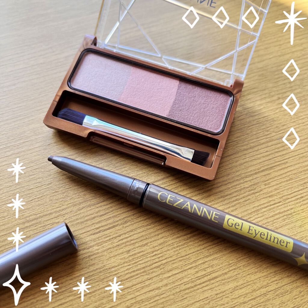 ノーズ＆アイブロウパウダー/CEZANNE/パウダーアイブロウを使ったクチコミ（1枚目）