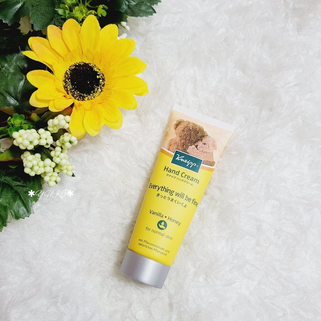ハンドクリーム バニラ&ハニーの香り/クナイプ/ハンドクリームを使ったクチコミ(1枚目)