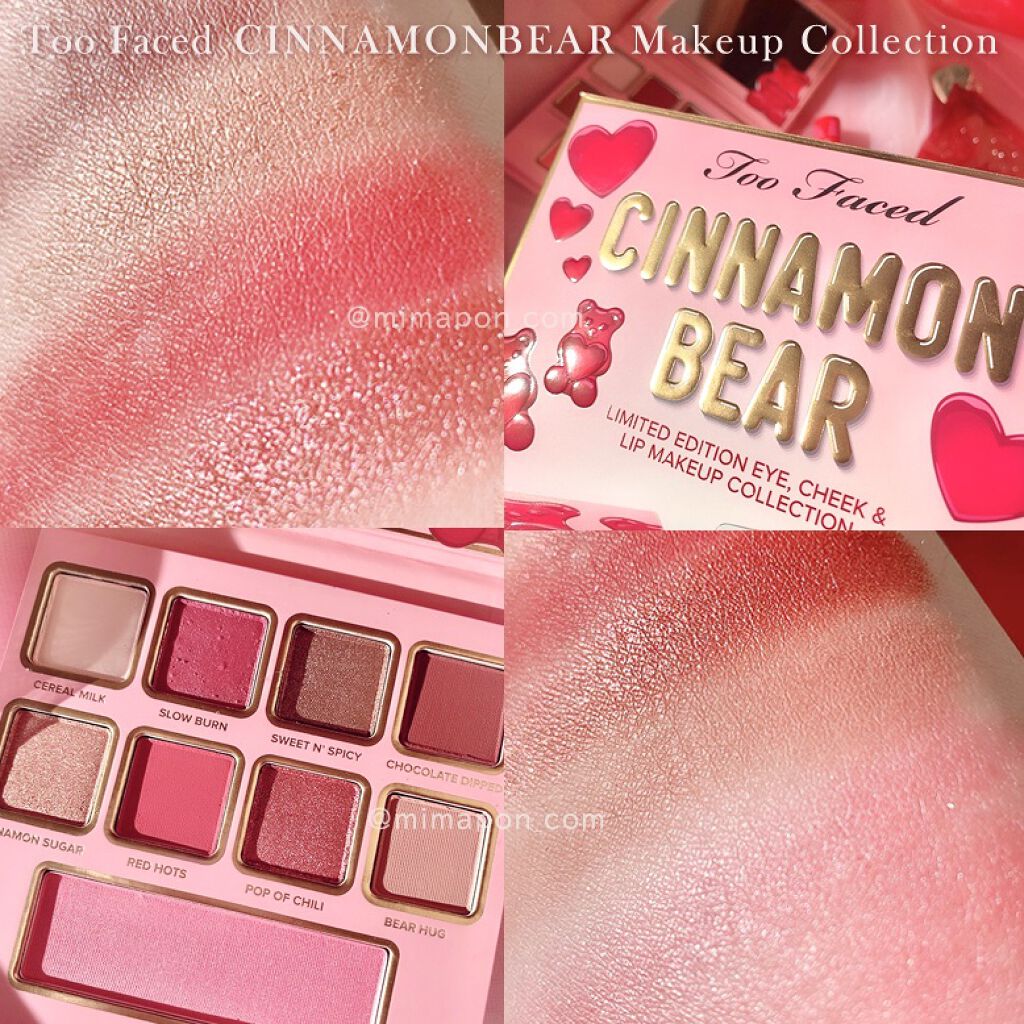 Too Faced シナモン ベア メイクアップ コレクションのクチコミ「
💖 Too Faced CINNAMON BEAR🧸
Makeup Collection❤️.....」（3枚目）