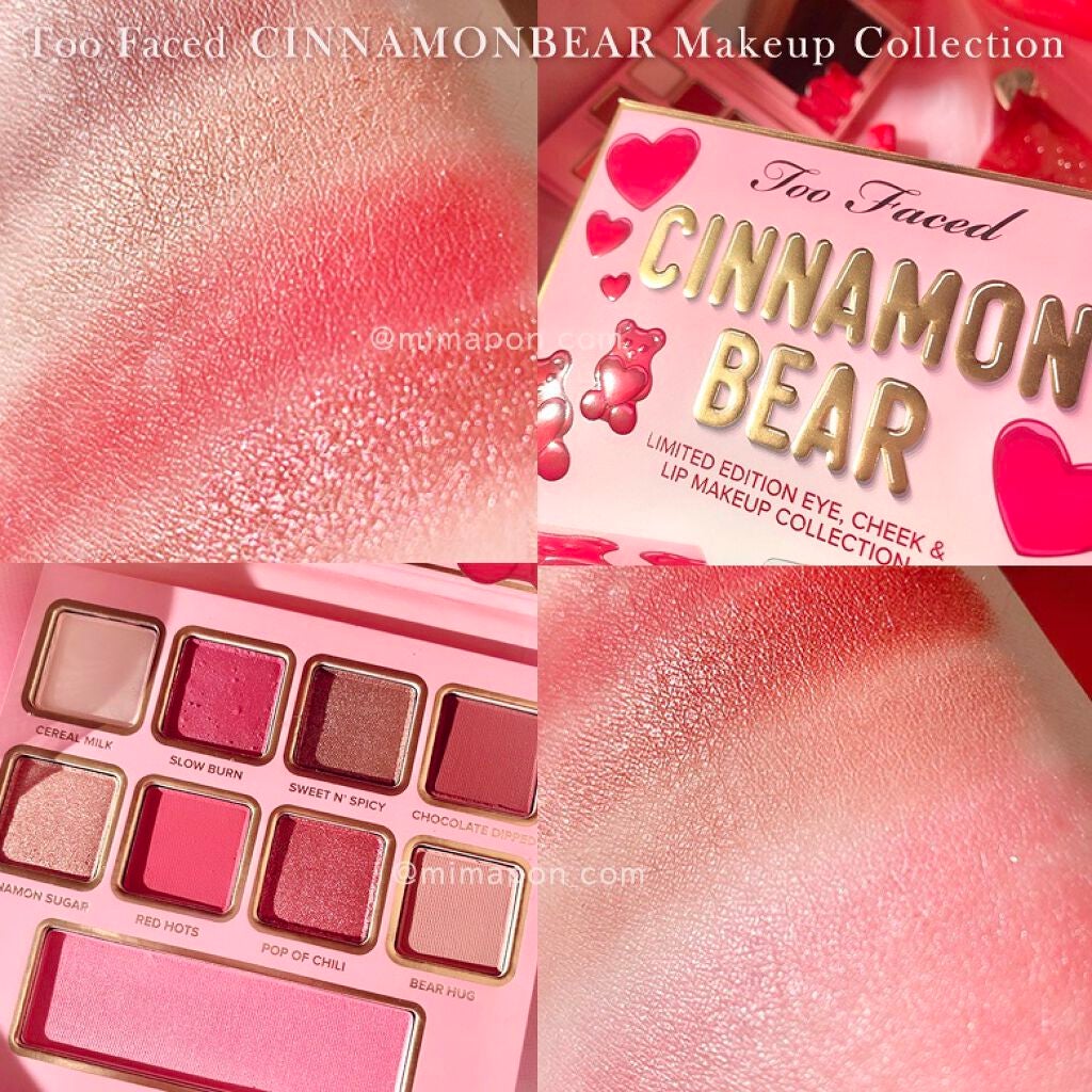 シナモン ベア メイクアップ コレクション/Too Faced/アイシャドウパレットを使ったクチコミ(3枚目)