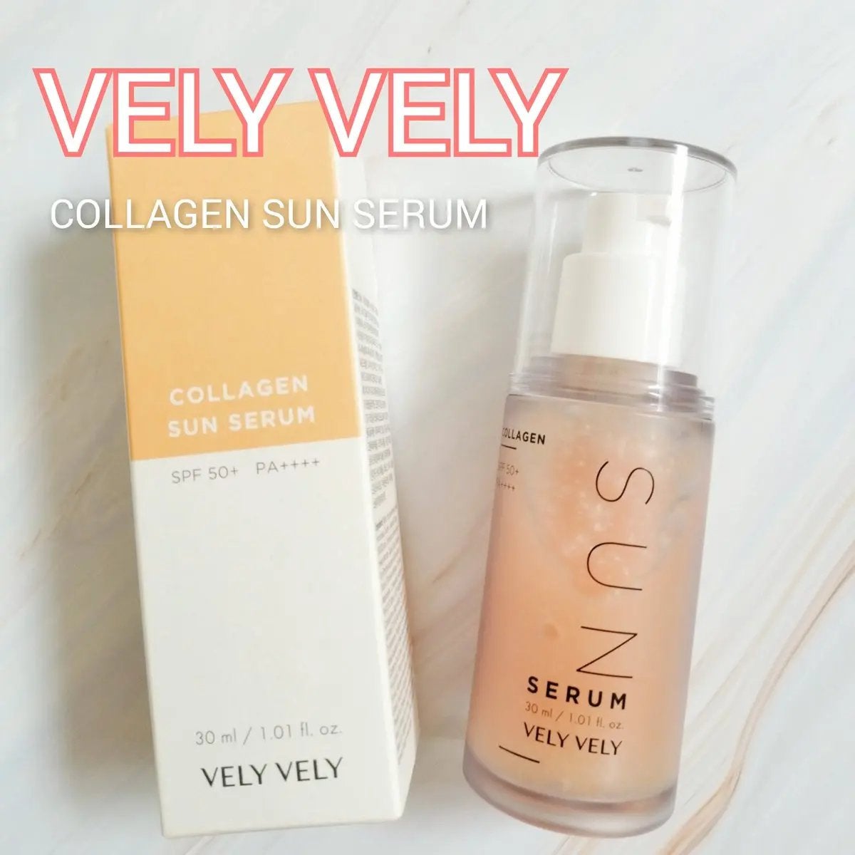 ハリケアコラーゲンサンセラム/VELY VELY/日焼け止めジェルを使ったクチコミ(1枚目)