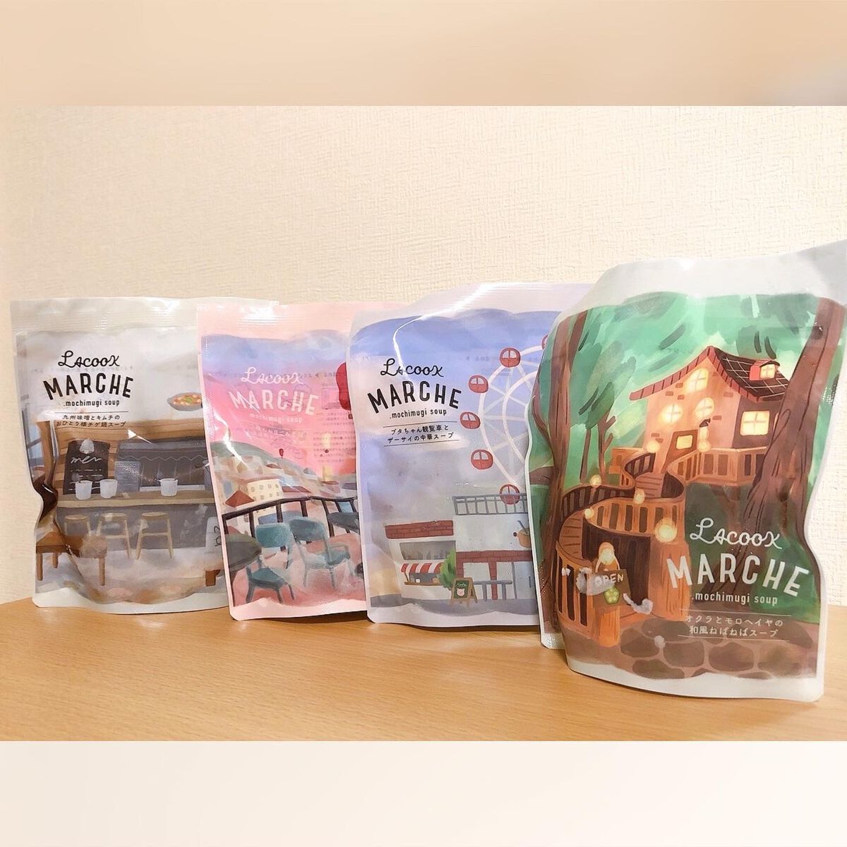 もち麦スープ/ラコックマルシェ/低糖質食品を使ったクチコミ（1枚目）