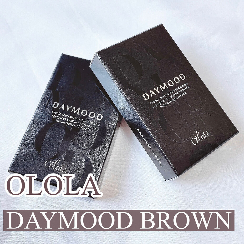 デームードブラウンマンスリー (DAYMOOD BROWN monthly)/OLOLA/１ヶ月（１MONTH）カラコンを使ったクチコミ（2枚目）