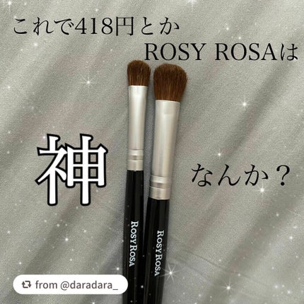 アイシャドウブラシセット/ロージーローザ/メイクブラシを使ったクチコミ(1枚目)