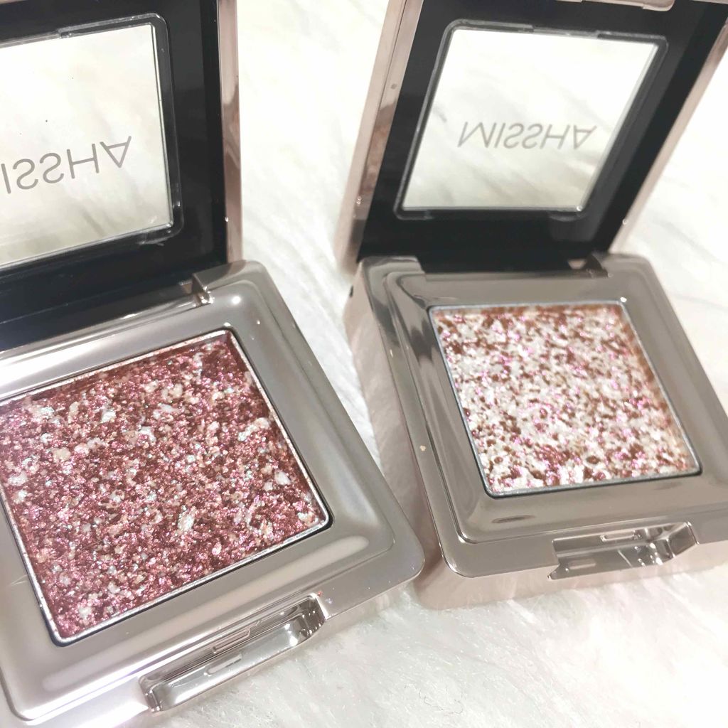 グリッタープリズム シャドウ/MISSHA/グリッターを使ったクチコミ（1枚目）