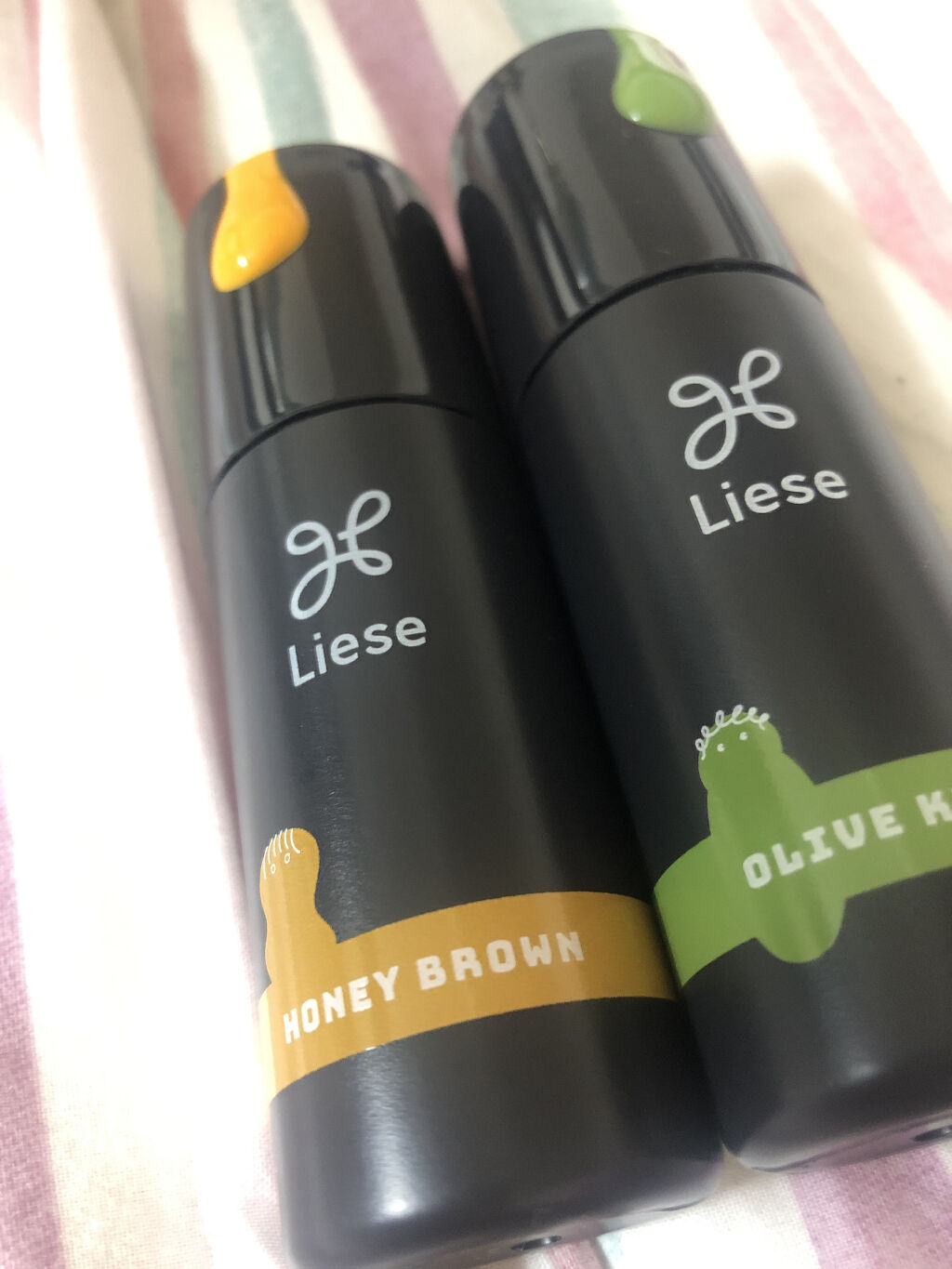 1DAY HAIR MONSTER オリーブカーキ/リーゼ/ヘアカラーを使ったクチコミ（2枚目）