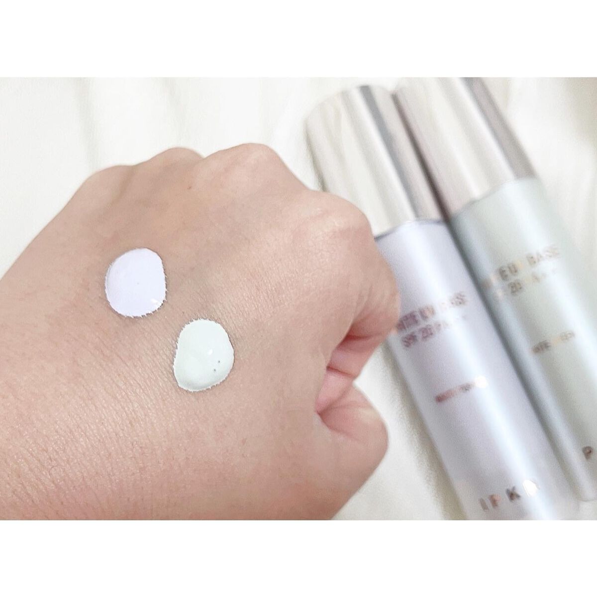 ホワイト ユーブイベース #2.WHITE PURPLE/IPKN/化粧下地を使ったクチコミ（2枚目）