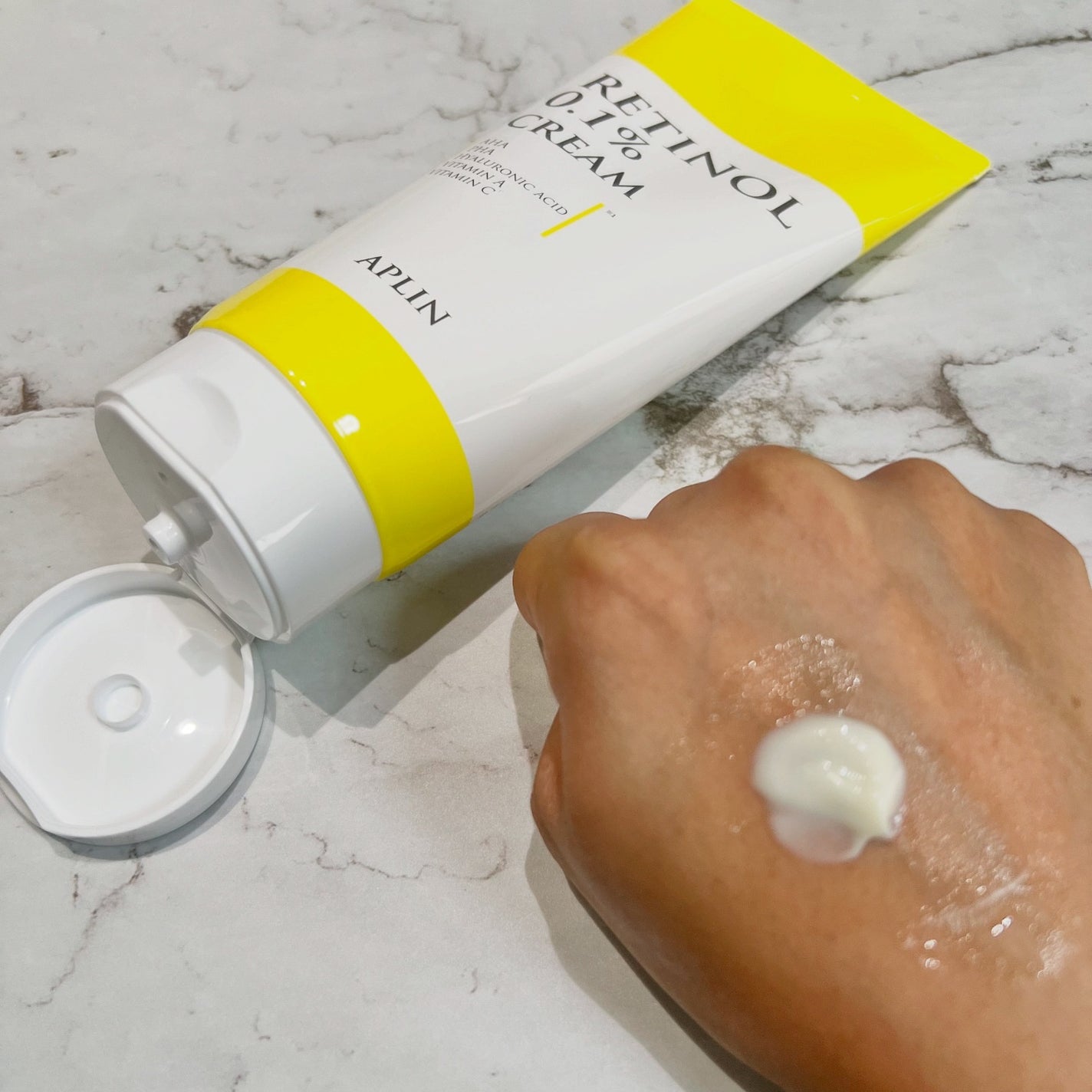 レチノール0.1クリーム/APLIN/フェイスクリームを使ったクチコミ(2枚目)