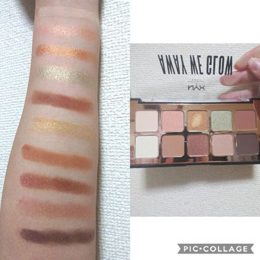 アウェイ ウィーグローシャドウパレットA/NYX Professional Makeup/パウダーアイシャドウを使ったクチコミ（2枚目）