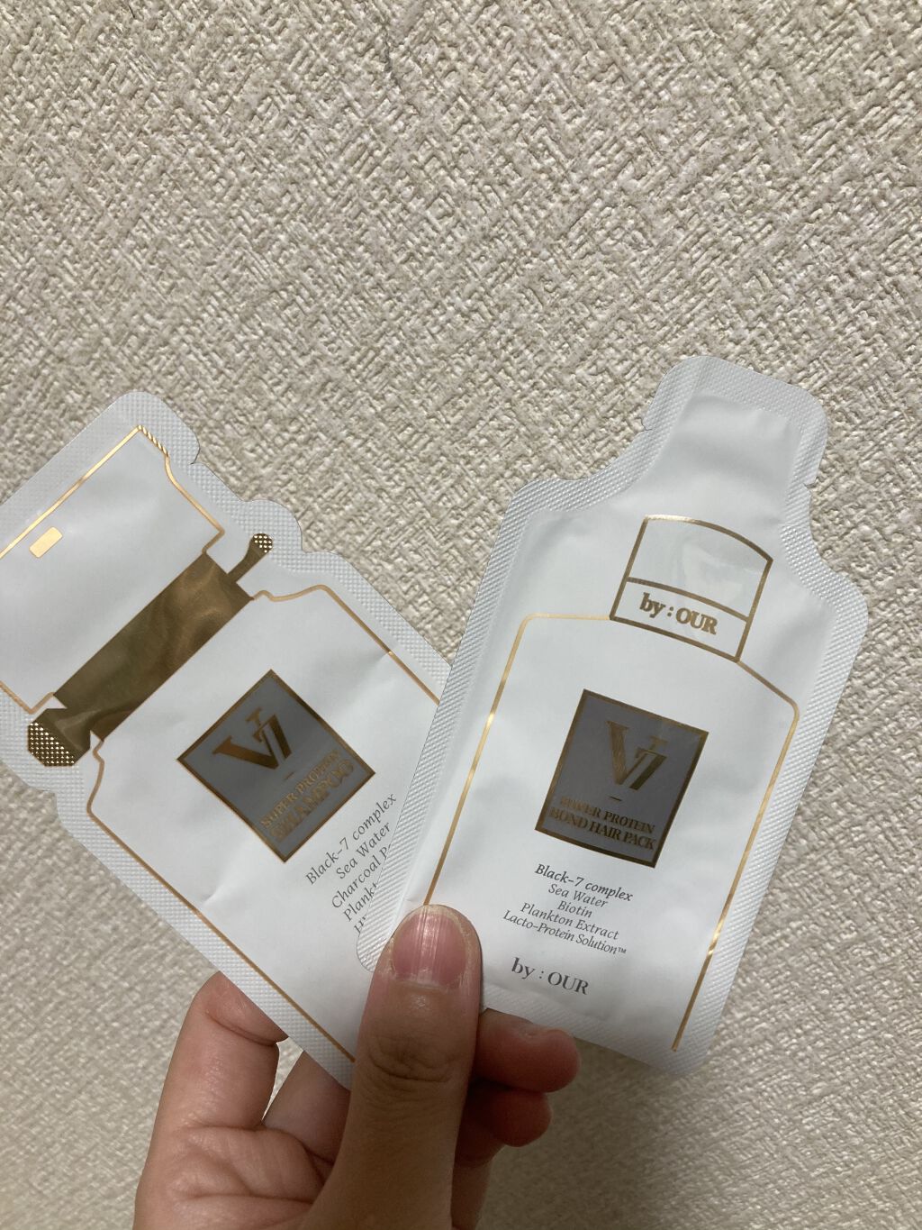 V7 スーパープロテイン ボンドヘアパック/by : OUR/ヘアマスク・ヘアパックを使ったクチコミ（1枚目）