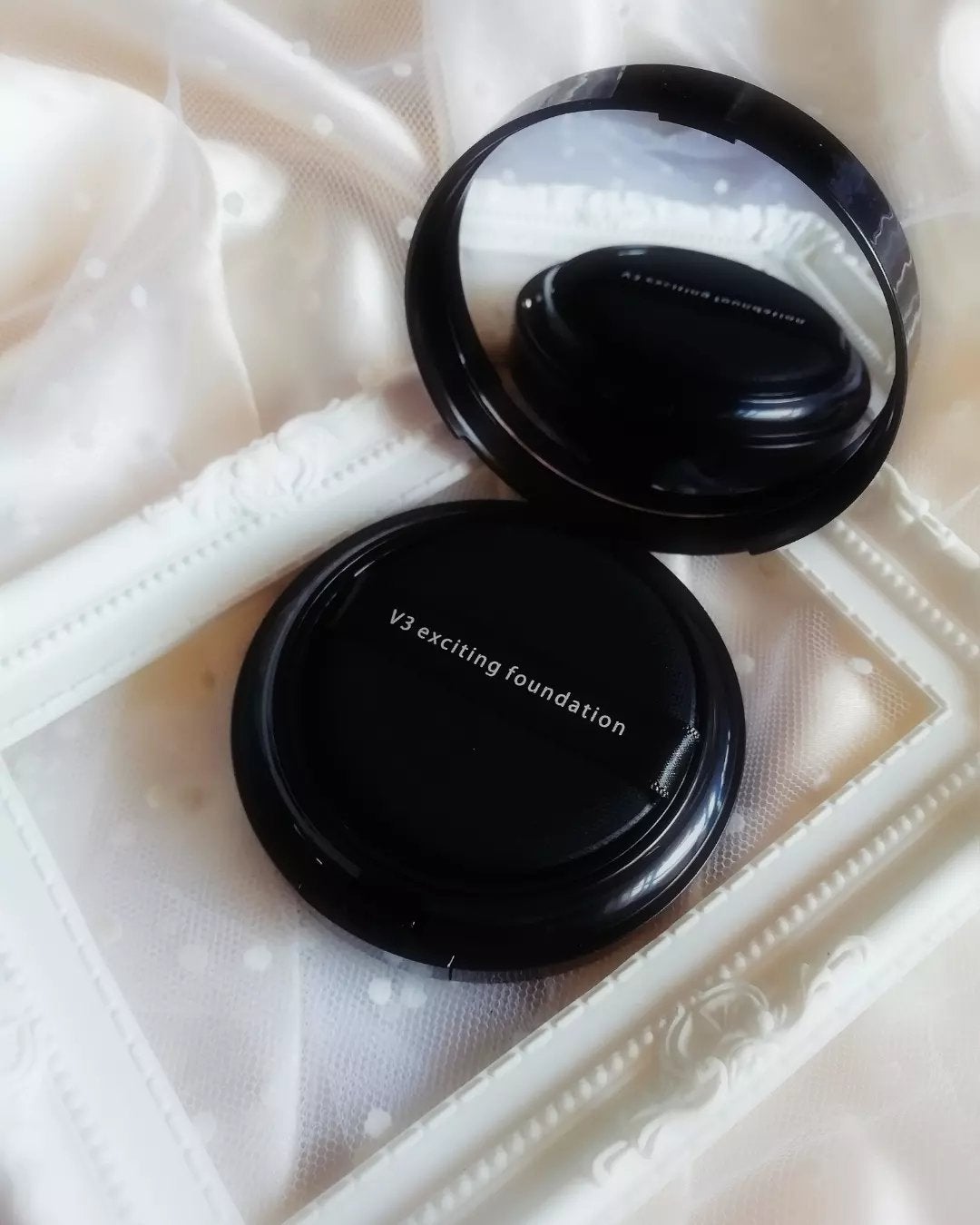 V3 エキサイティングファンデーション/SPICARE/クッションファンデーションを使ったクチコミ(3枚目)