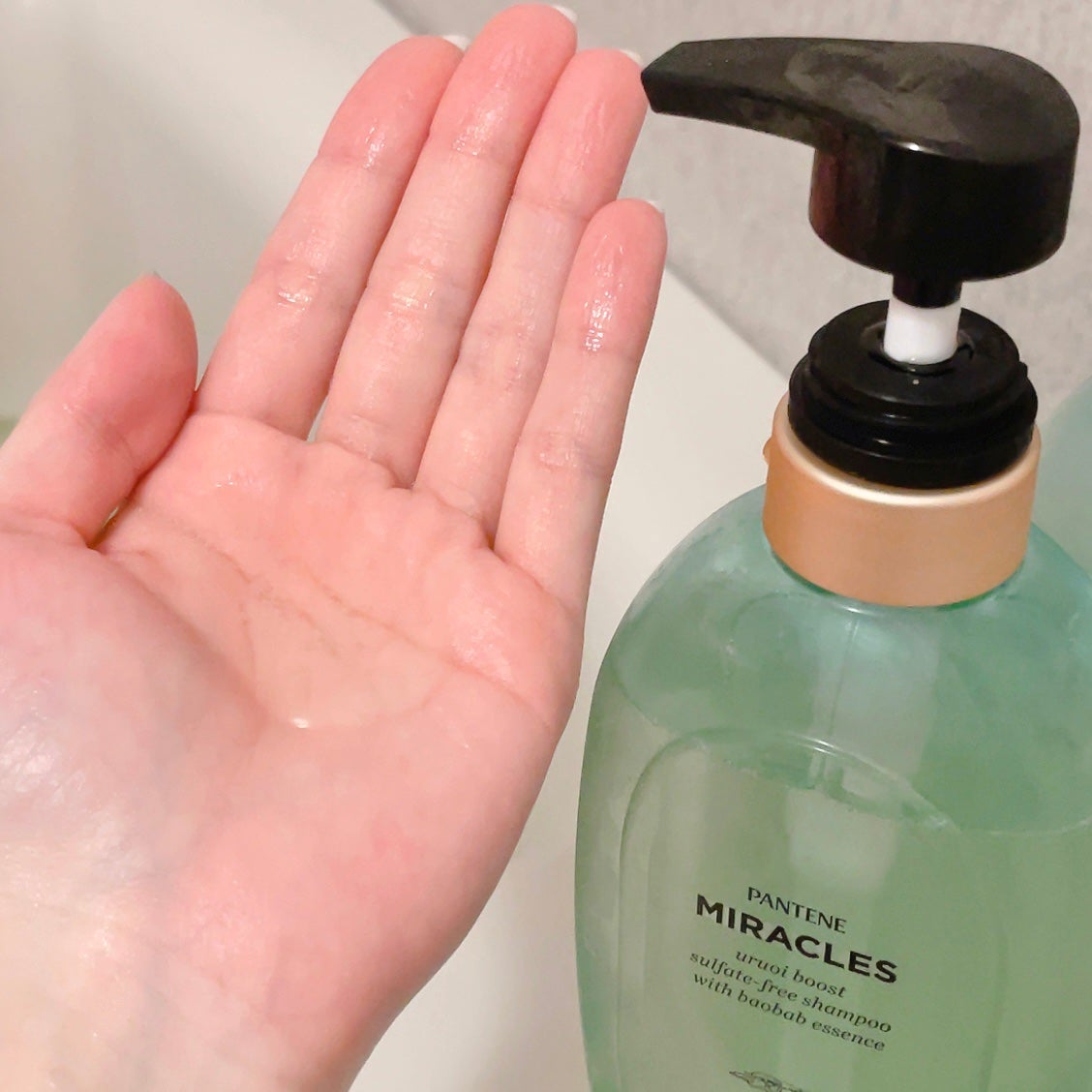 ミラクルズ うるおいブースト シャンプー/トリートメント/パンテーン/市販シャンプーを使ったクチコミ(4枚目)