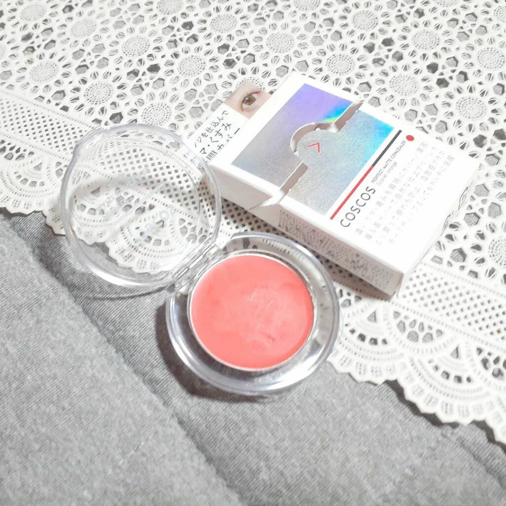 パーフェクトマットコンシーラー スカーレットオレンジ/COSCOS/クリームコンシーラーを使ったクチコミ(3枚目)