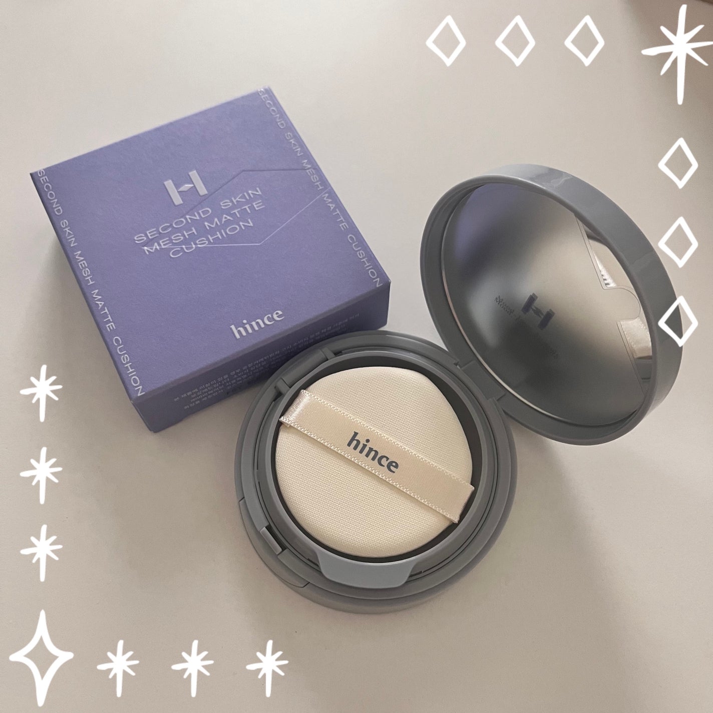 セカンドスキンメッシュマットクッション/hince/クッションファンデーションを使ったクチコミ(1枚目)