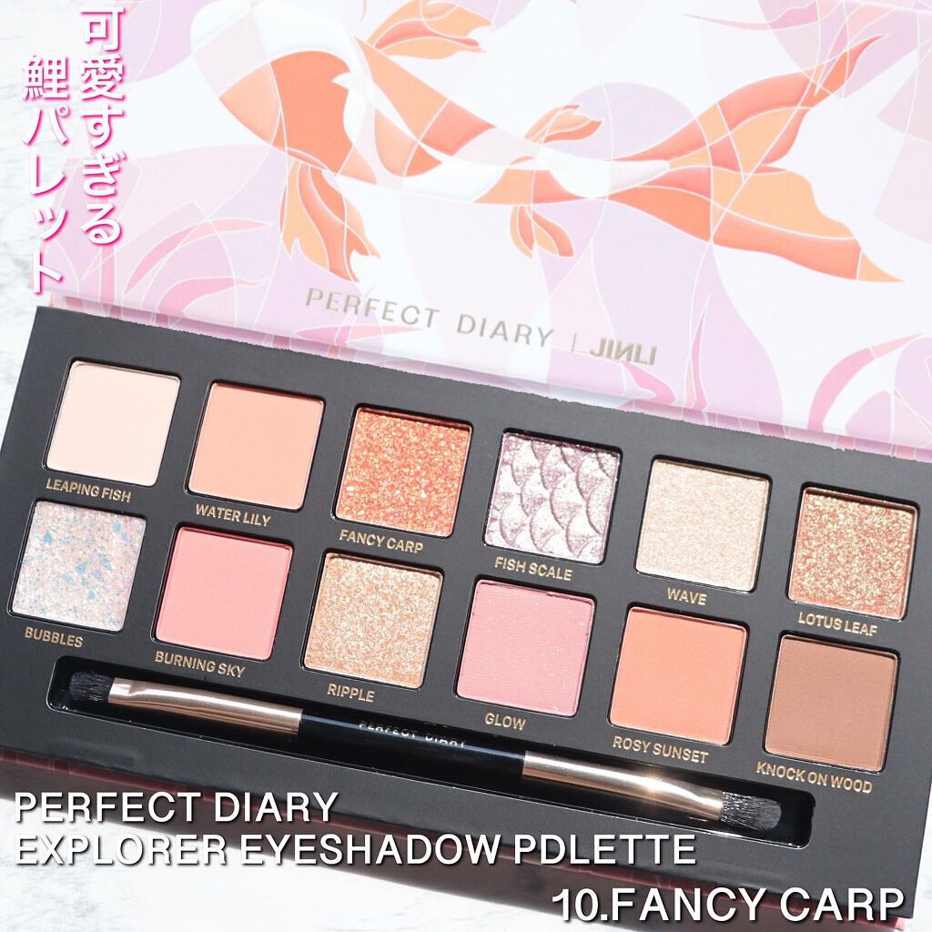エクスプローラ12色 動物アイシャドウパレット/PERFECT DIARY/アイシャドウパレットを使ったクチコミ（1枚目）