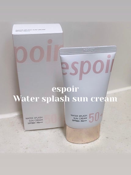 ウォータースプラッシュサンクリーム/espoir/日焼け止め・UVケアを使ったクチコミ(1枚目)