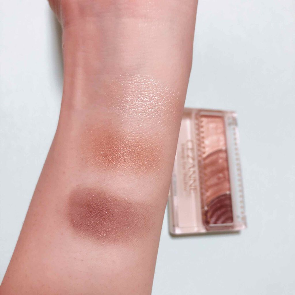 トーンアップアイシャドウ/CEZANNE/アイシャドウパレットを使ったクチコミ(3枚目)