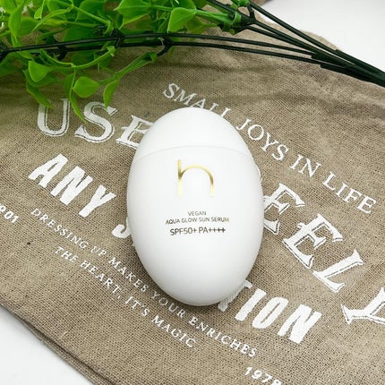 ヴィーガンアクアグロウサンセラム/HAMEL/日焼け止めローションを使ったクチコミ(2枚目)