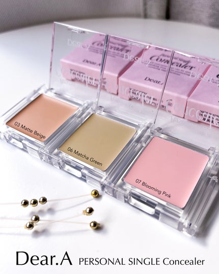 パーソナルシングルコンシーラー/Dear.A/パレットコンシーラーを使ったクチコミ(2枚目)