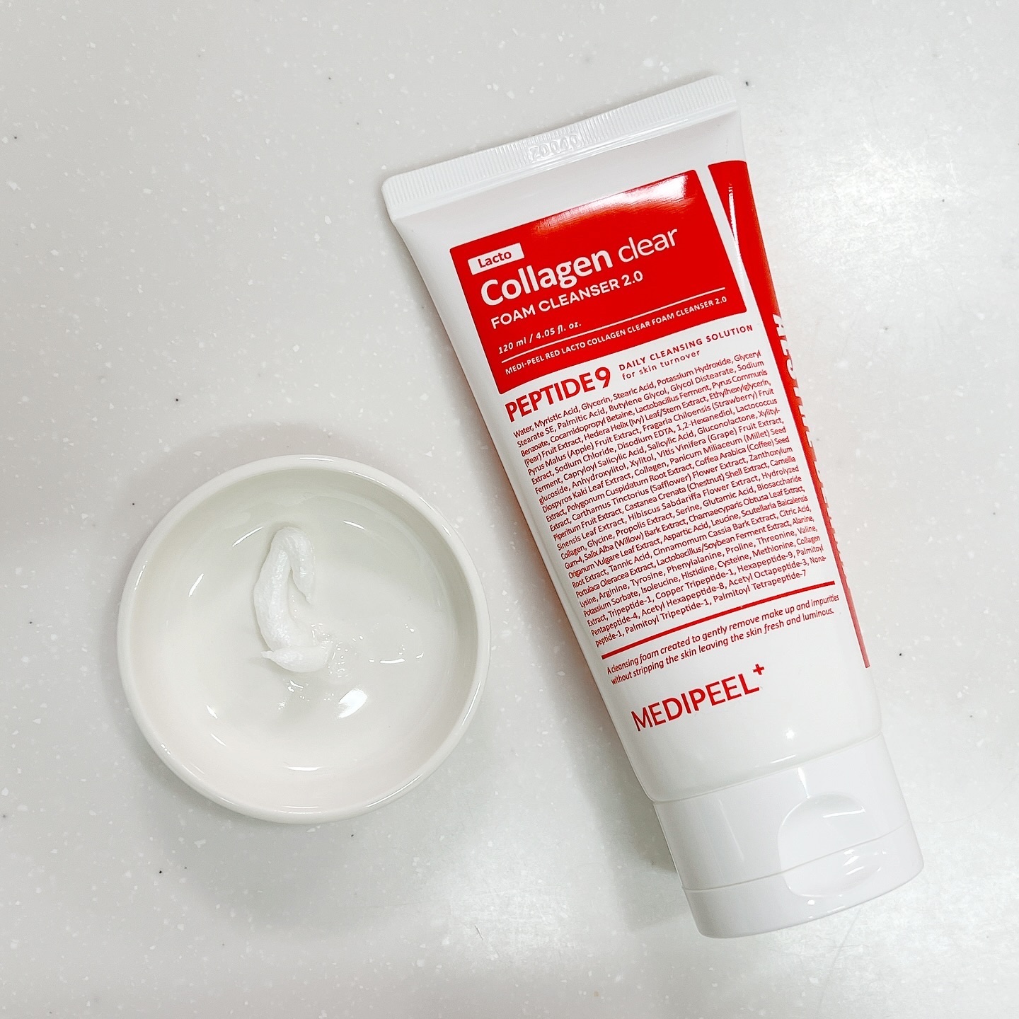 レッドラクトコラーゲンクリア2.0/MEDIPEEL/洗顔フォームを使ったクチコミ（3枚目）