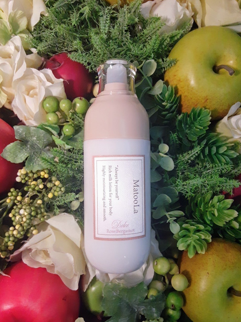 ボディミルク （ドルチェ）／ロゼベルガモットの香り/MatooLa/ボディミルクを使ったクチコミ（1枚目）