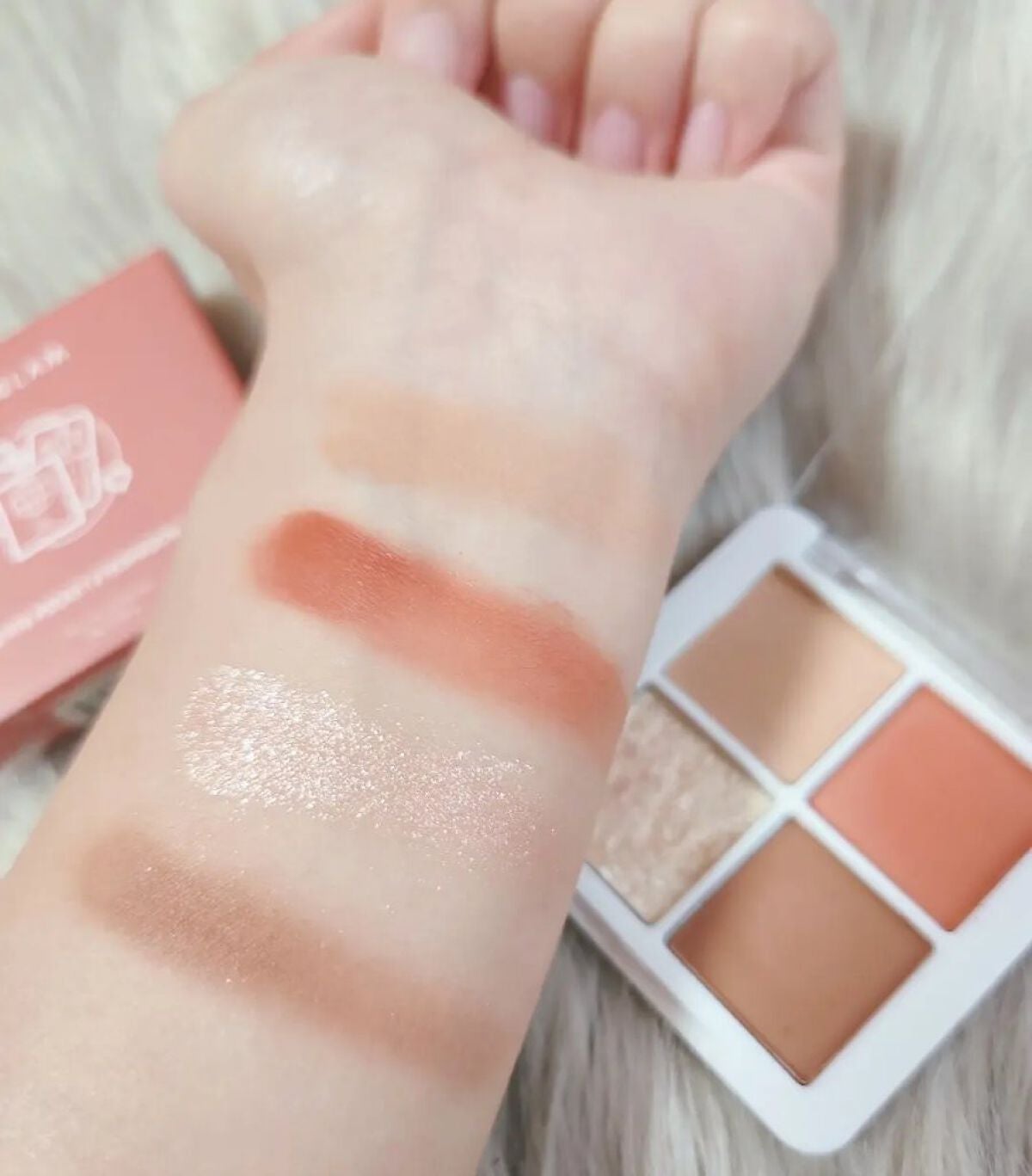プチポケットアイシャドウパレット/SO GLAM/アイシャドウパレットを使ったクチコミ(3枚目)