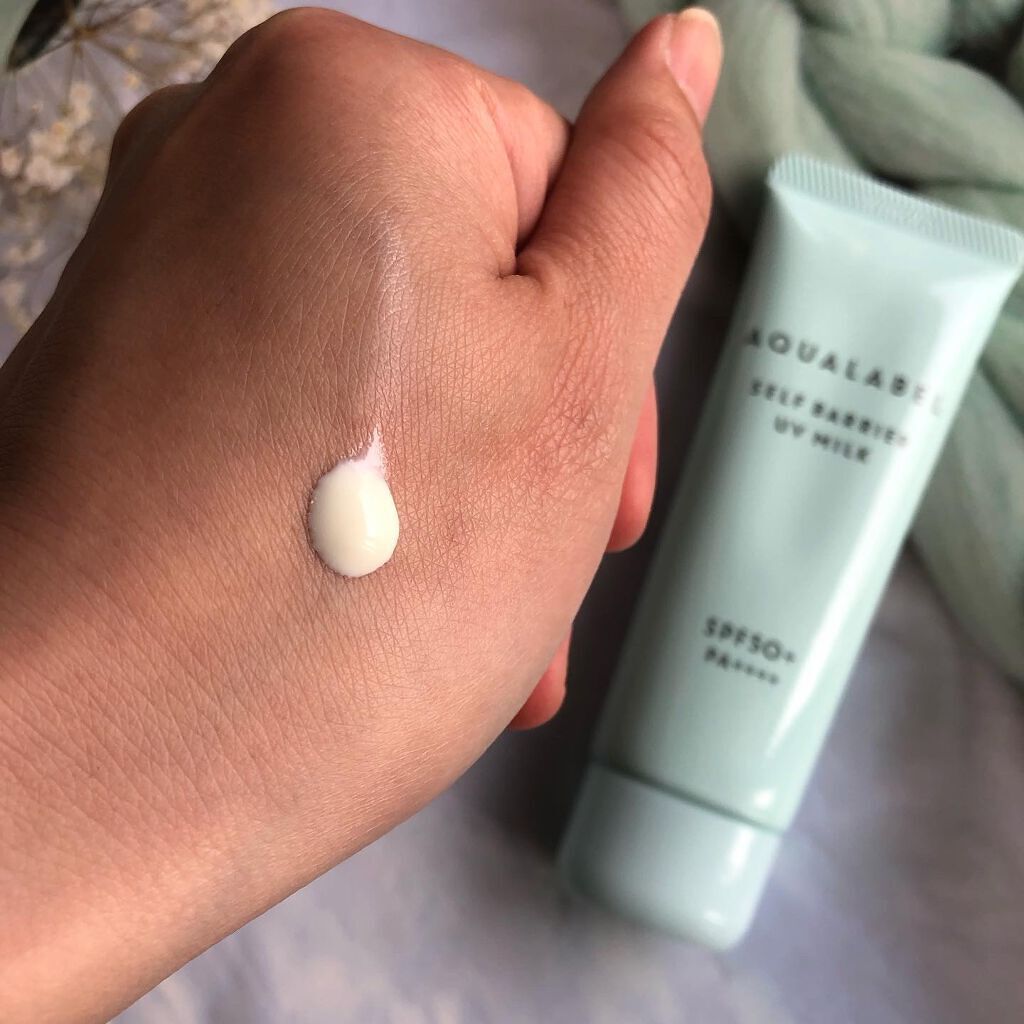 セルフバリア UV ミルク/アクアレーベル/乳液を使ったクチコミ(3枚目)