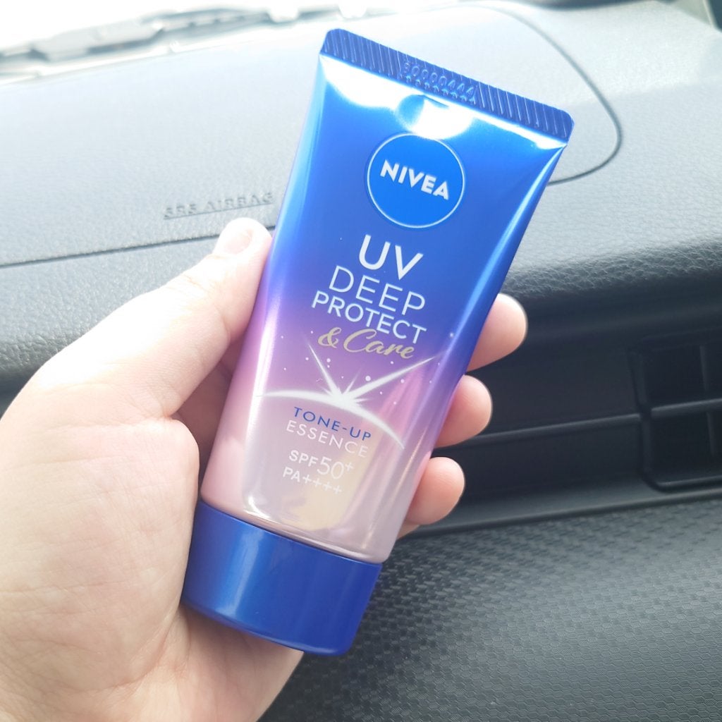 ニベアUV ディープ プロテクト&ケア トーンアップ エッセンス/ニベア/日焼け止めローションを使ったクチコミ(2枚目)