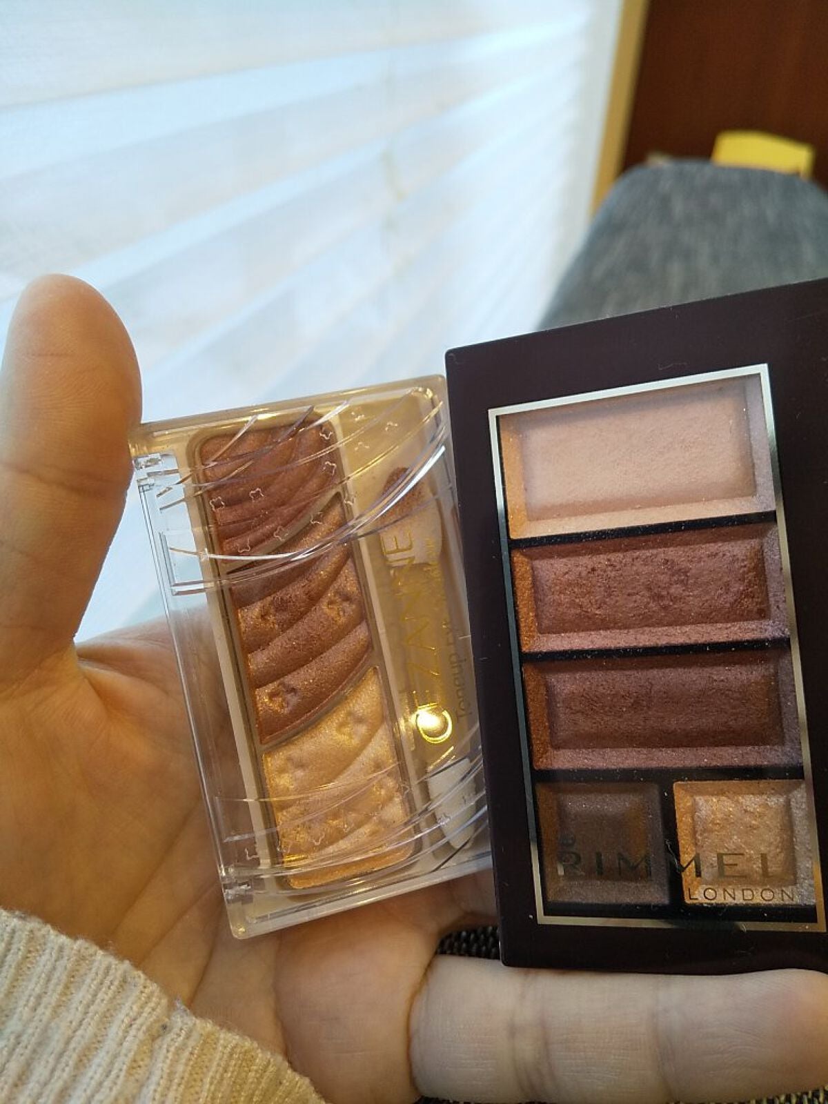 トーンアップアイシャドウ/CEZANNE/アイシャドウパレットを使ったクチコミ(1枚目)