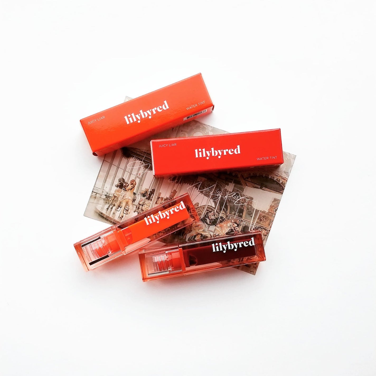 ジューシーライアー ウォーターティント/lilybyred/リップティントを使ったクチコミ(1枚目)